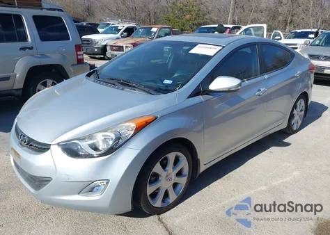 2013 Hyundai Elantra Limited из США, поврежденный, VIN 5NPDH4AE4DH436905
